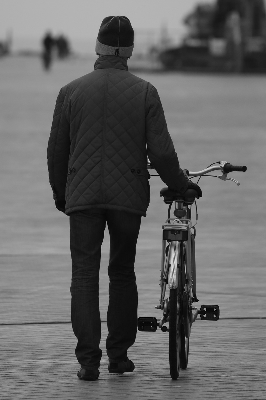 people bicycle man free photo