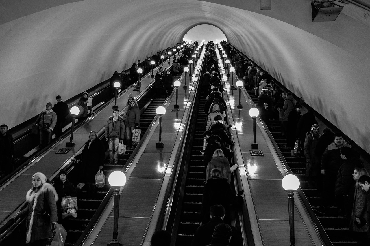 people crowd airport free photo