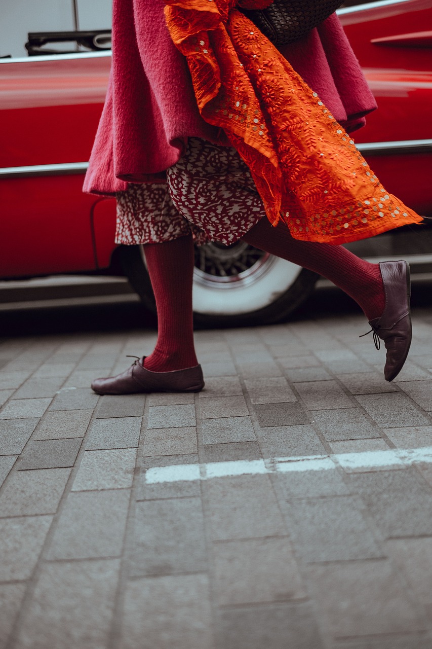 people woman walking free photo