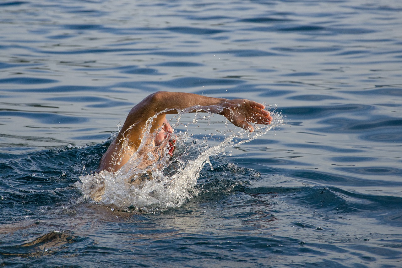 people man swim free photo