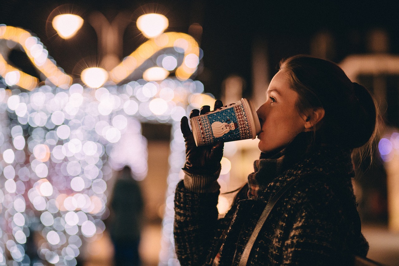 people girl drinks free photo