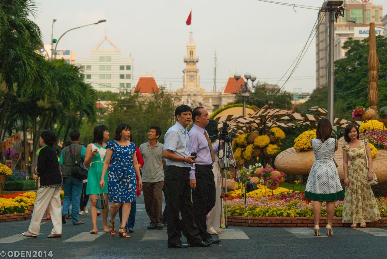 people walking street free photo