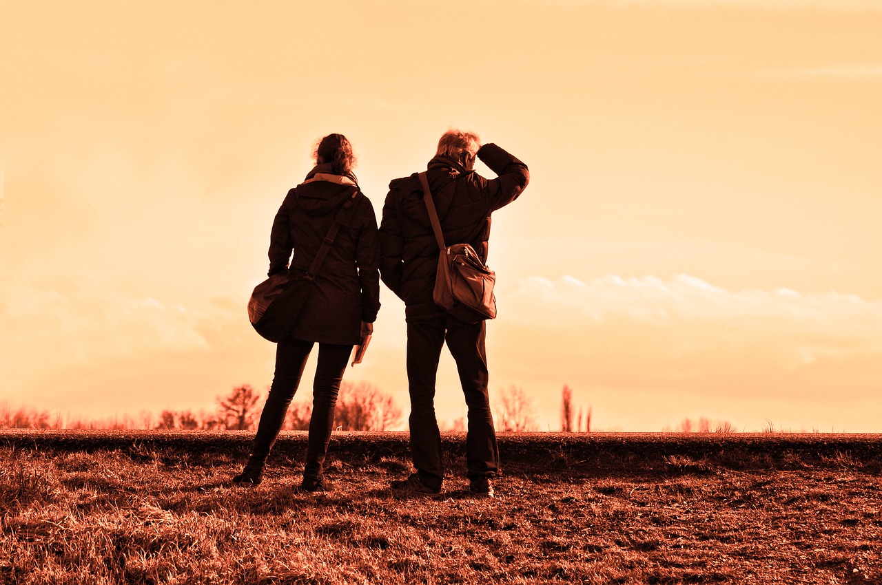 people travelers together free photo