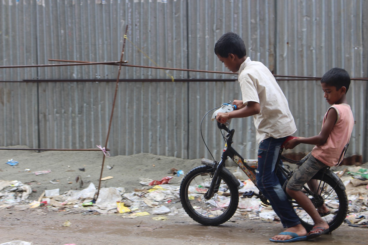 people  street  bike free photo