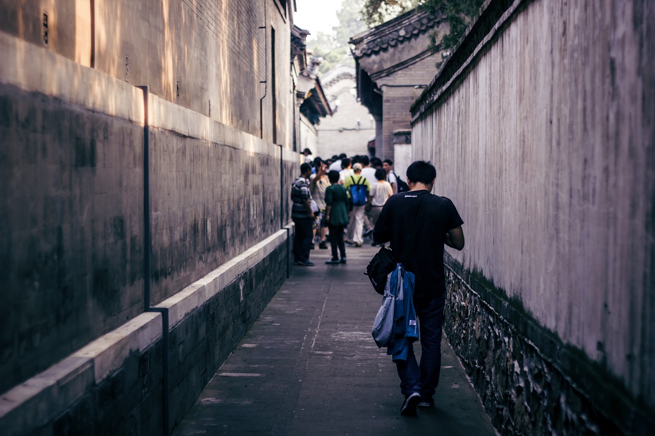 people street china free photo