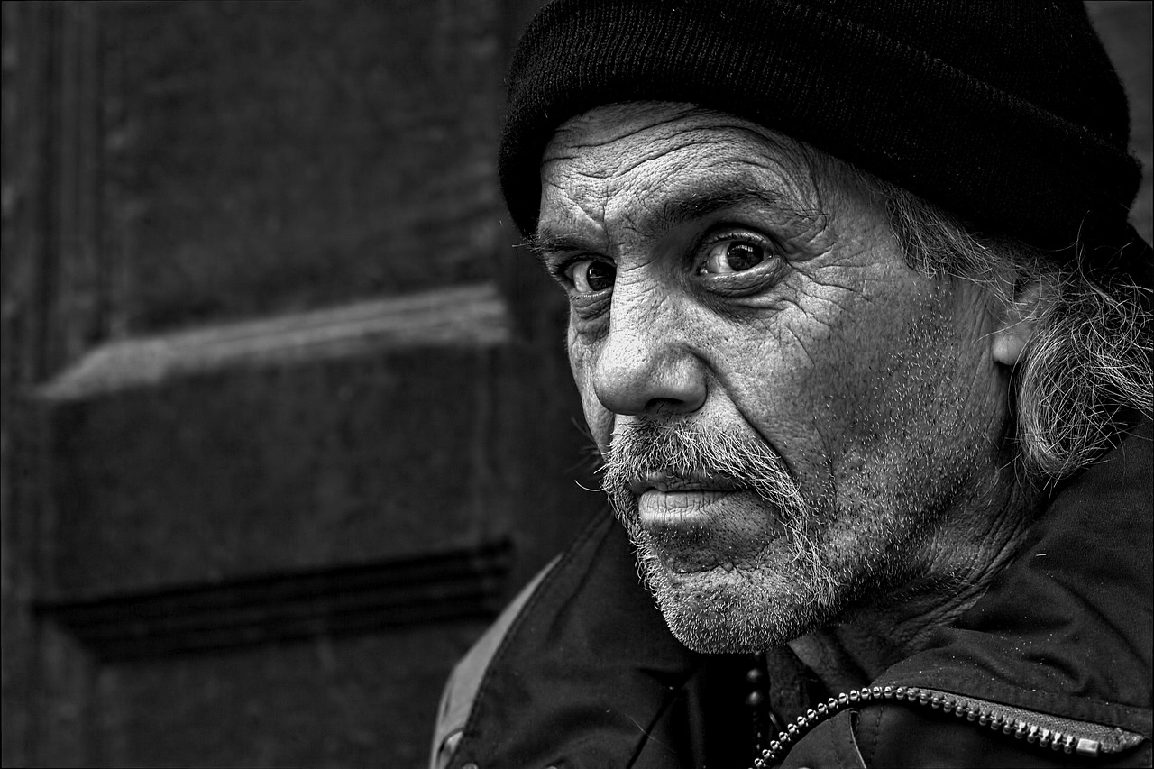 people homeless male free photo