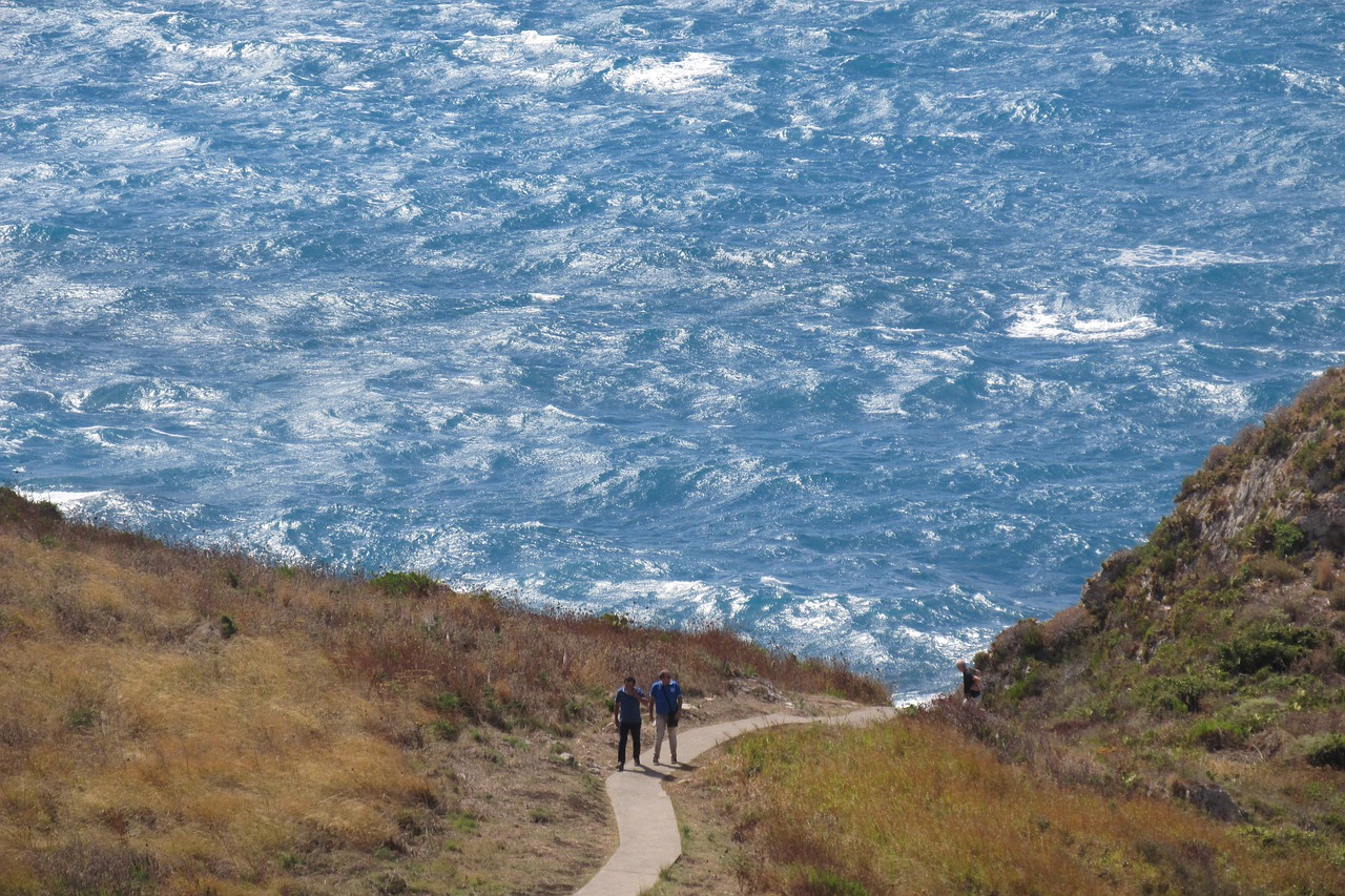 people talking sea vacation free photo