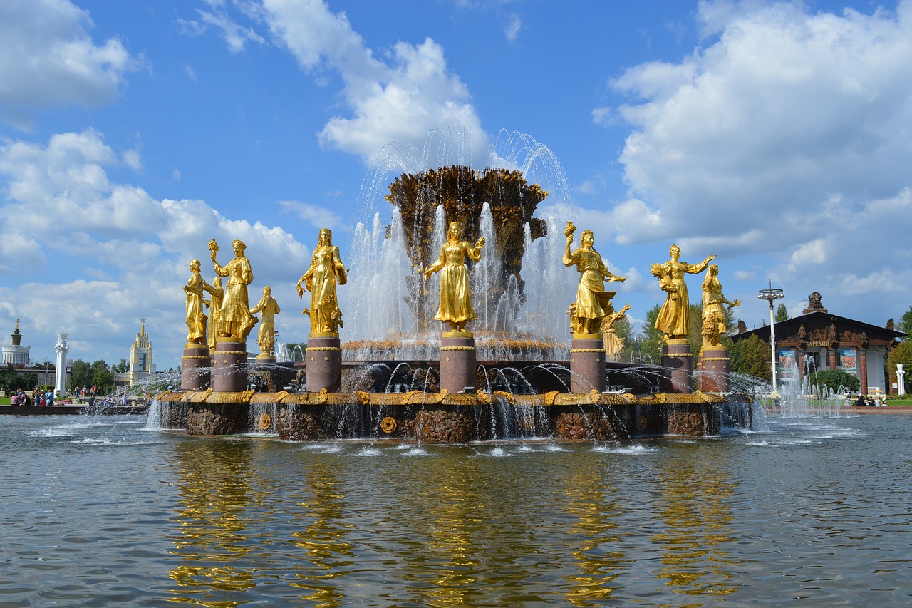 peoples' friendship fountain enea the ussr free photo