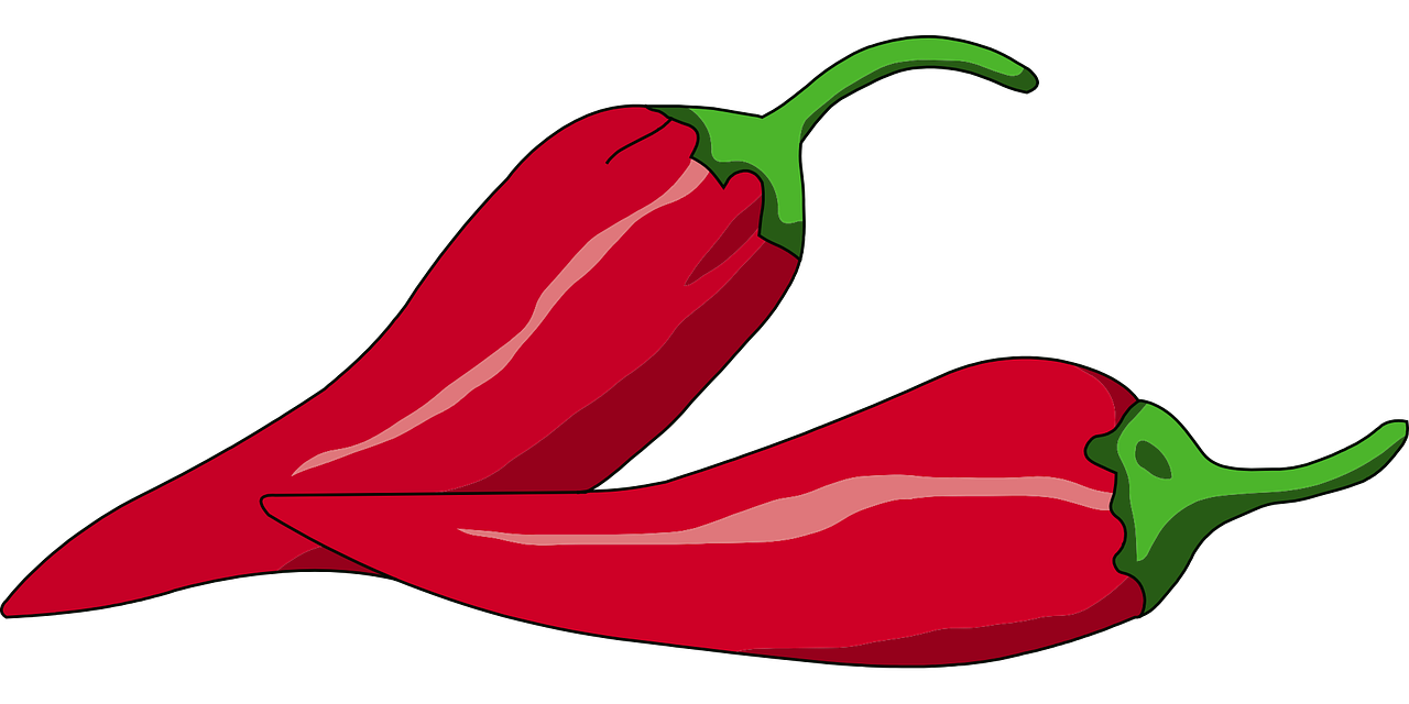 pepper,chili,red,hot,vegetable,spicy,paprika,spice,ingredient,cooking,free vector graphics,free pictures, free photos, free images, royalty free, free illustrations, public domain