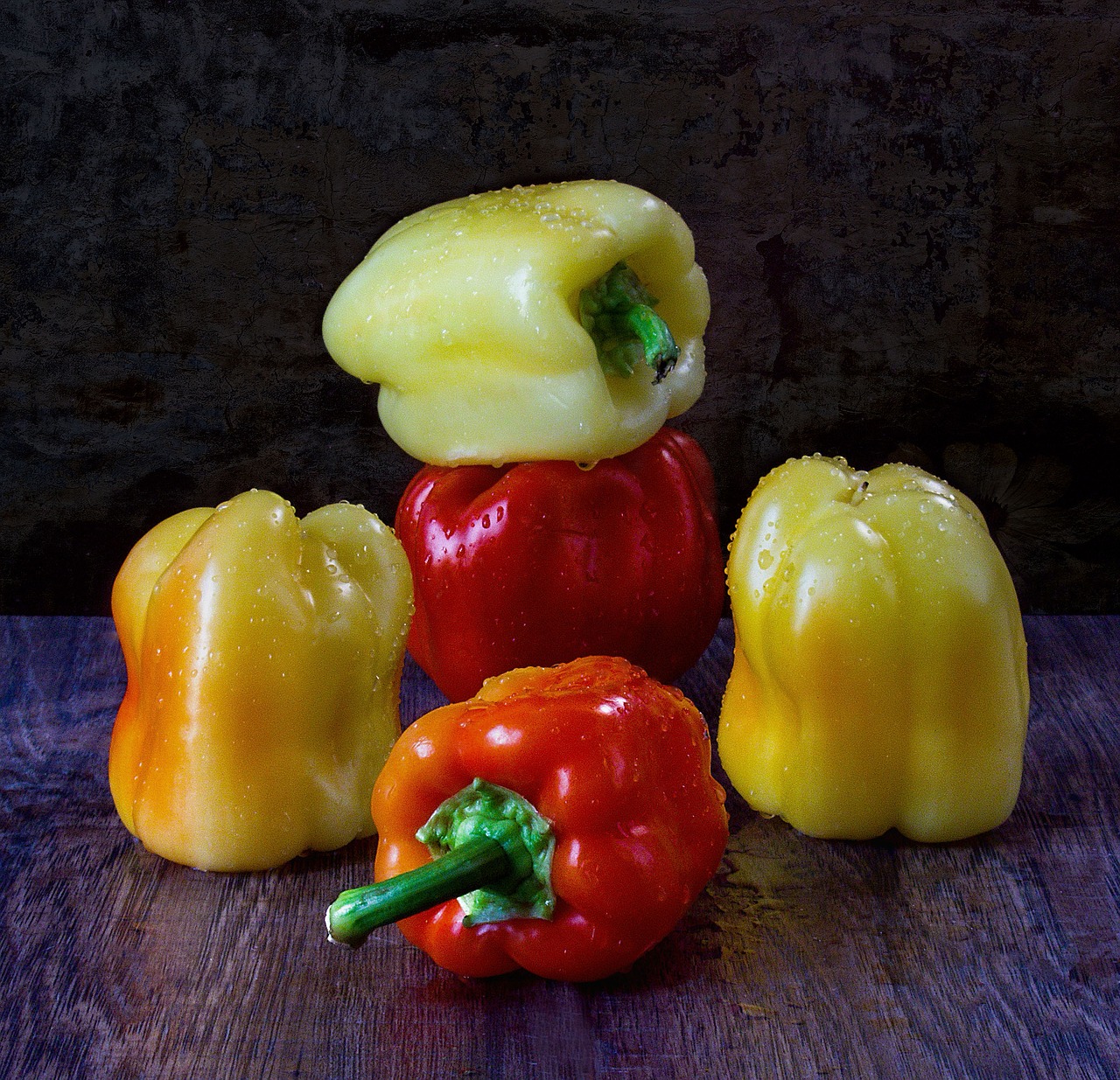 pepper red yellow free photo
