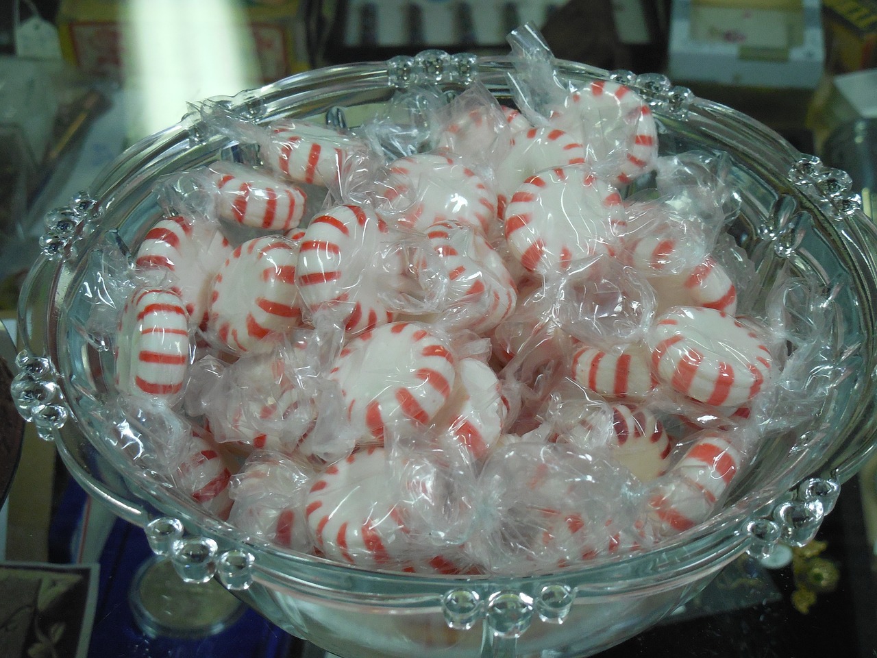 peppermint candy food free photo