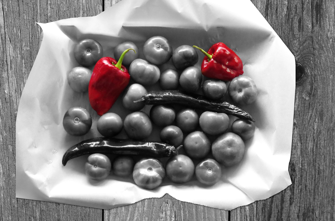peppers red food free photo