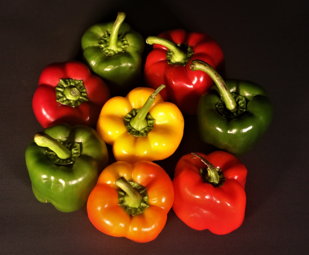 peppers  colour  vegetables free photo