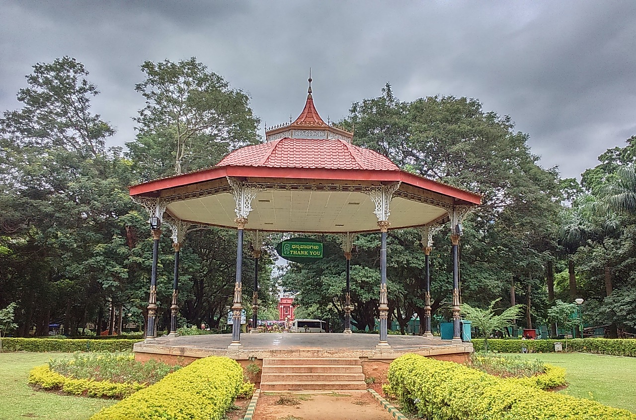 pergola canopy band stand free photo