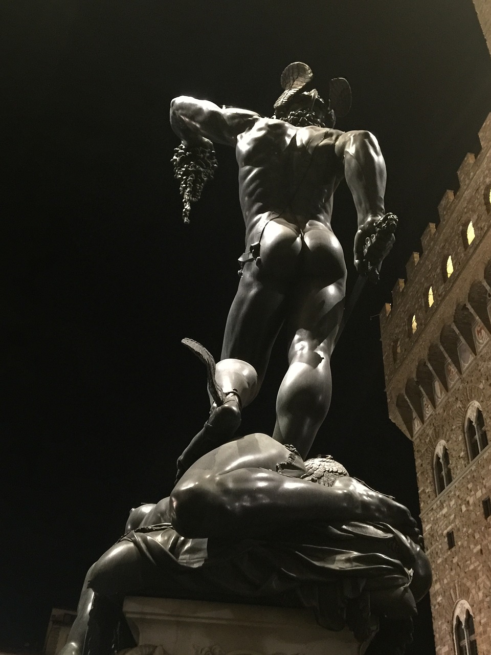perseus florence statue free photo