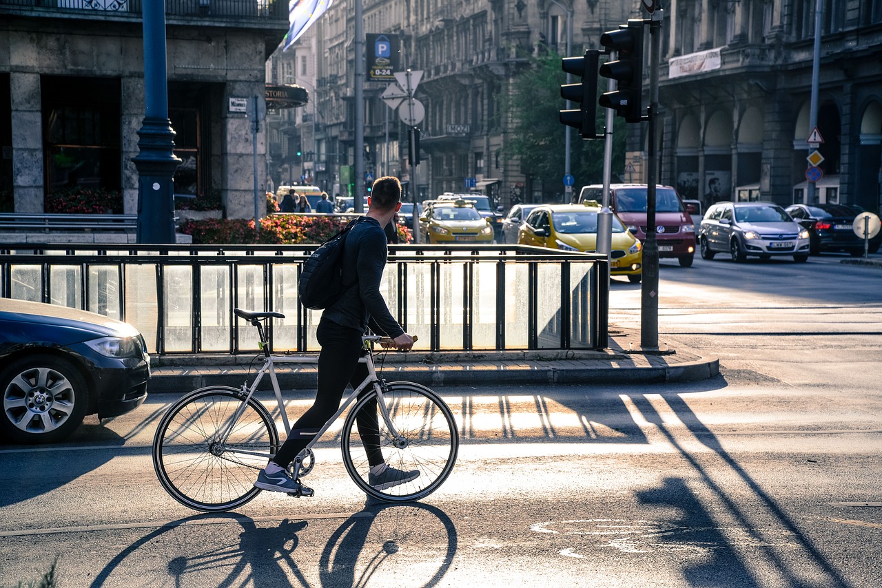 person watching traffic free photo