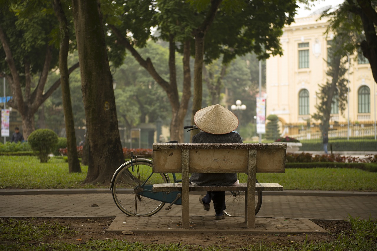 person sitting relaxing free photo