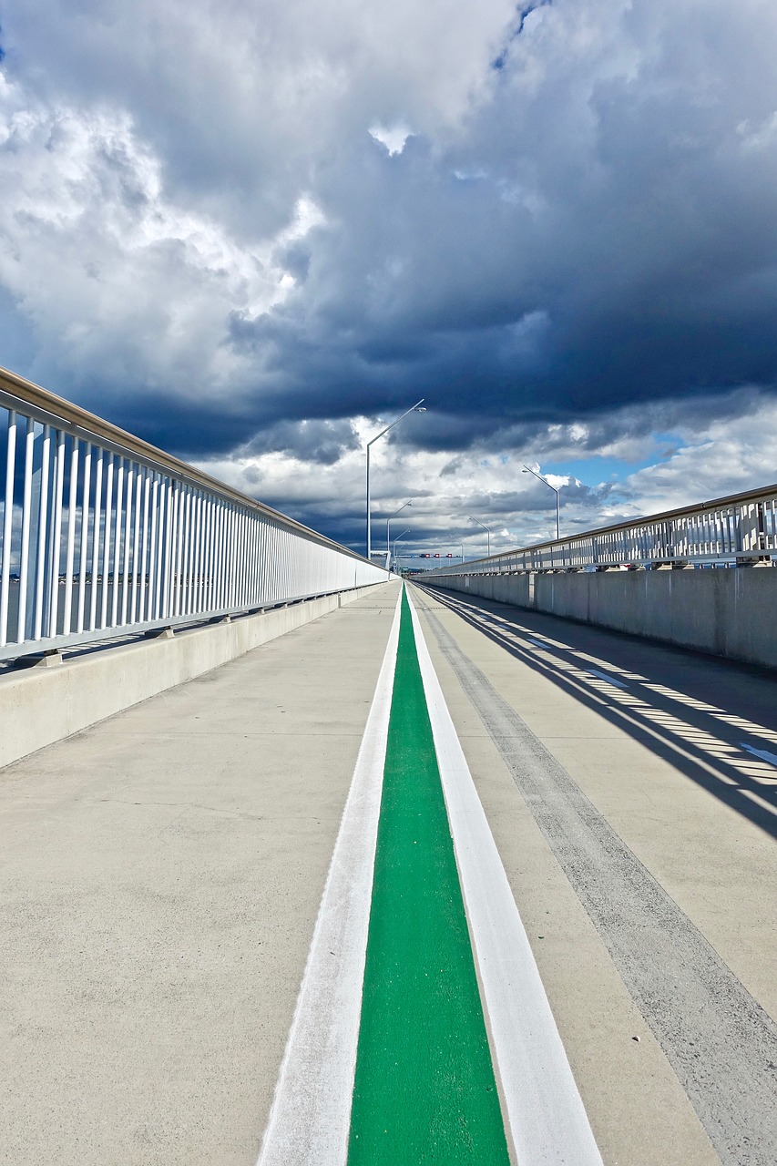 perspective bike track road free photo