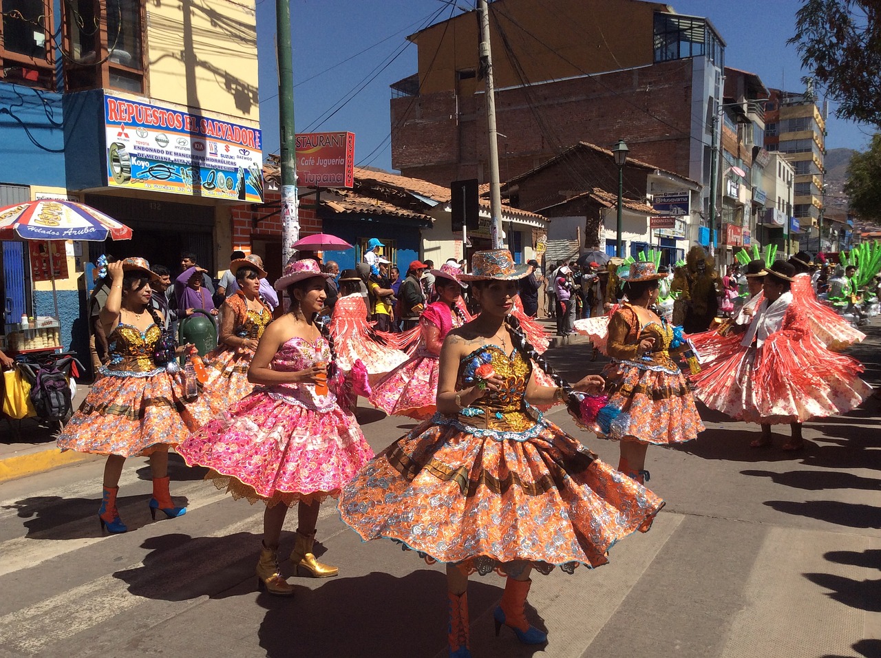 peru procession heritage free photo