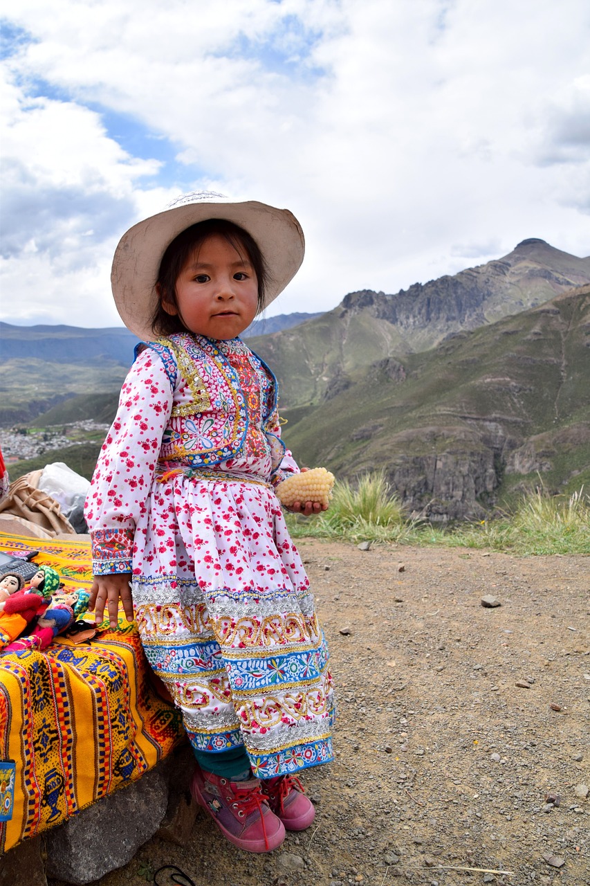 peru child hat free photo