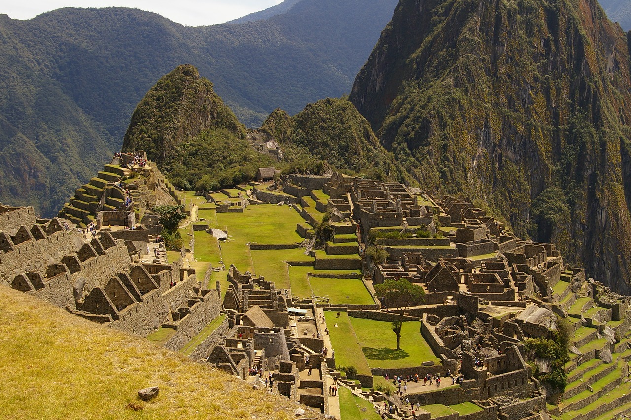 peru ruins mountain free photo