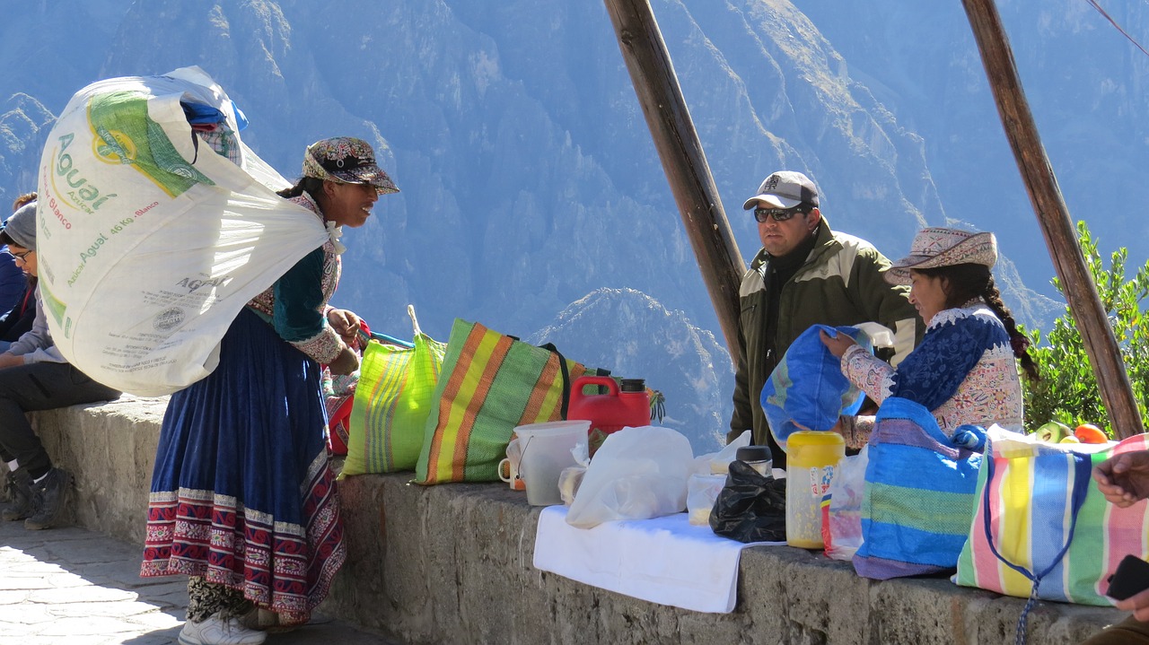 peru highlands traders free photo