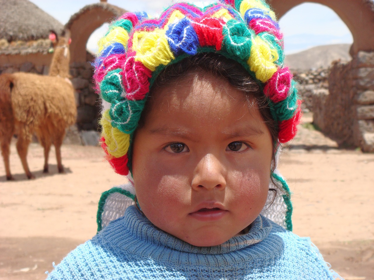 peru girl child free photo