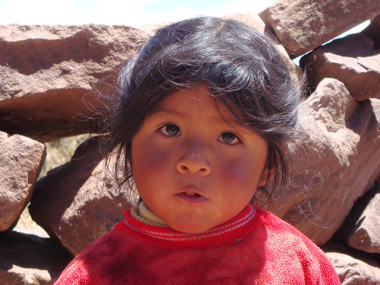 peru girl child free photo