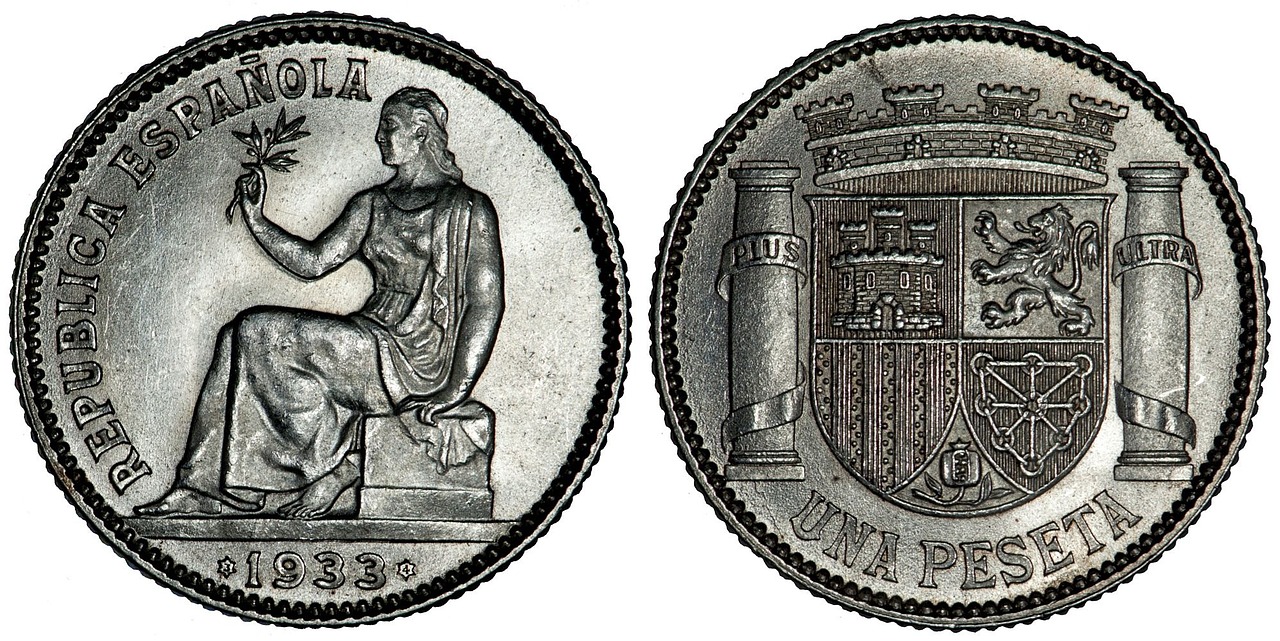 peseta coins spanish free photo