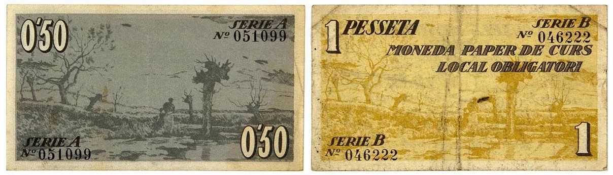 peseta banknotes currency free photo