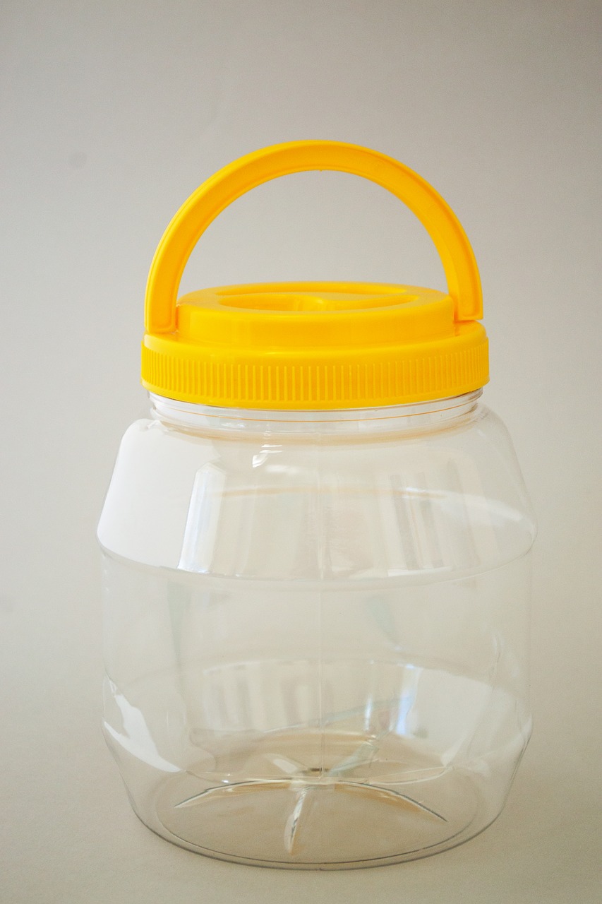 pet jar with cap plastic pet free photo