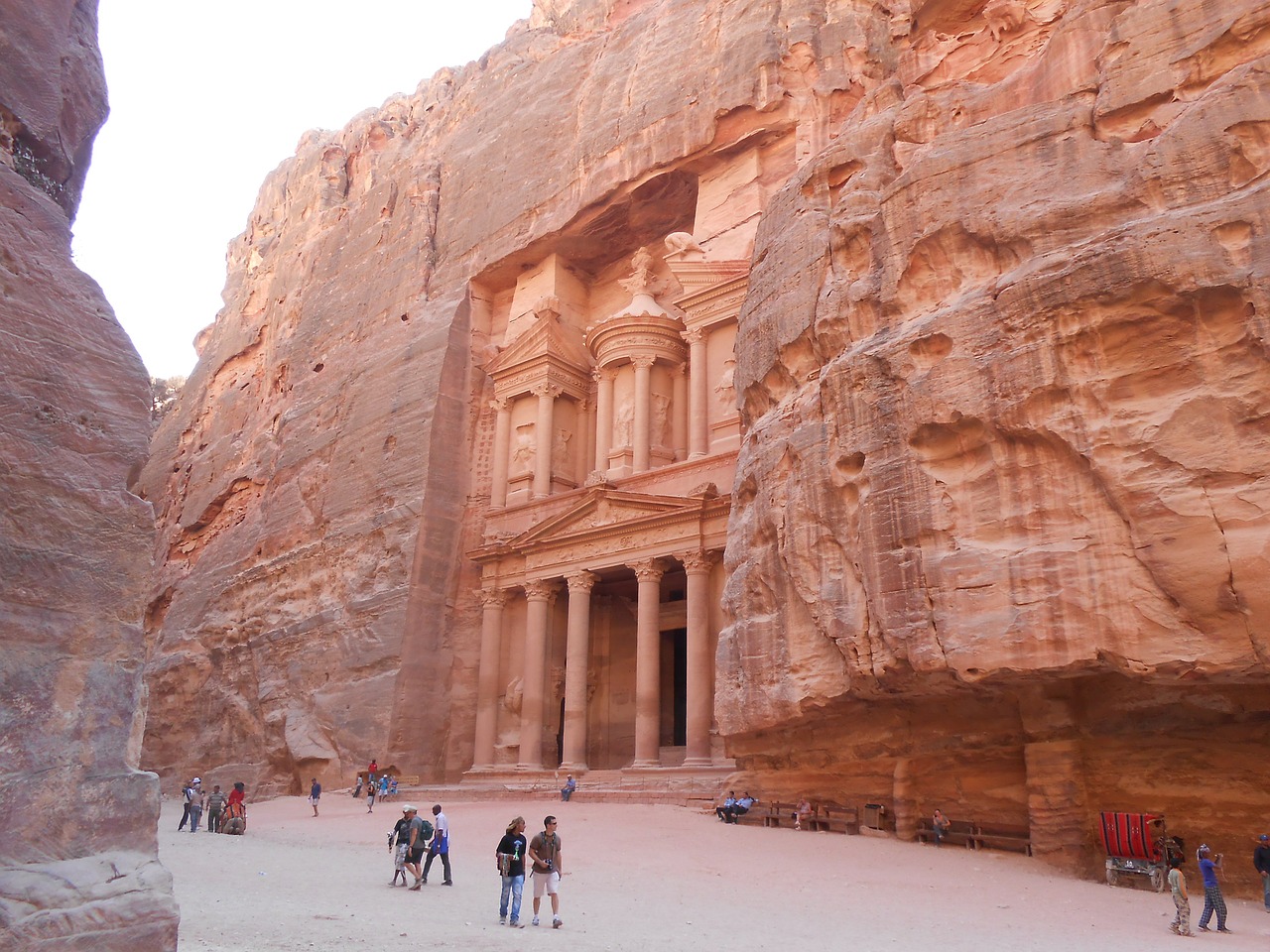 petra cave huge free photo