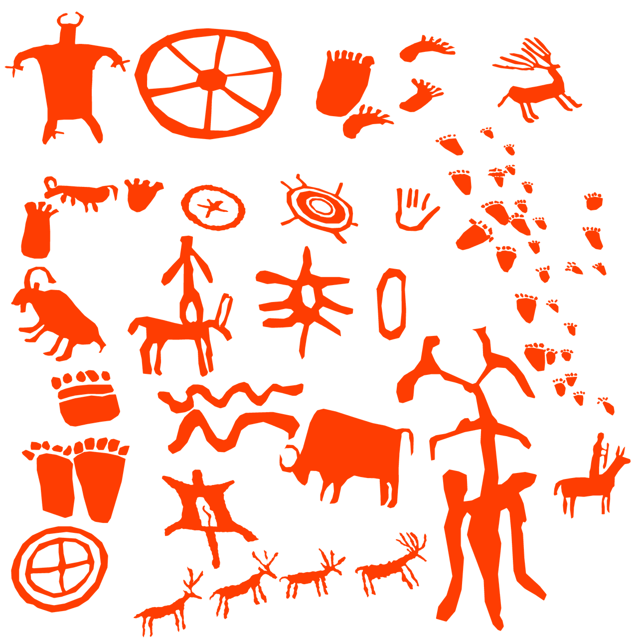 Пиктограммы древних людей