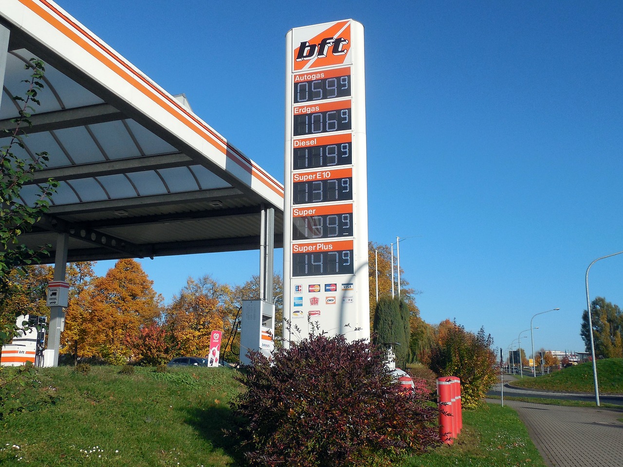 petrol stations refuel gas pump free photo