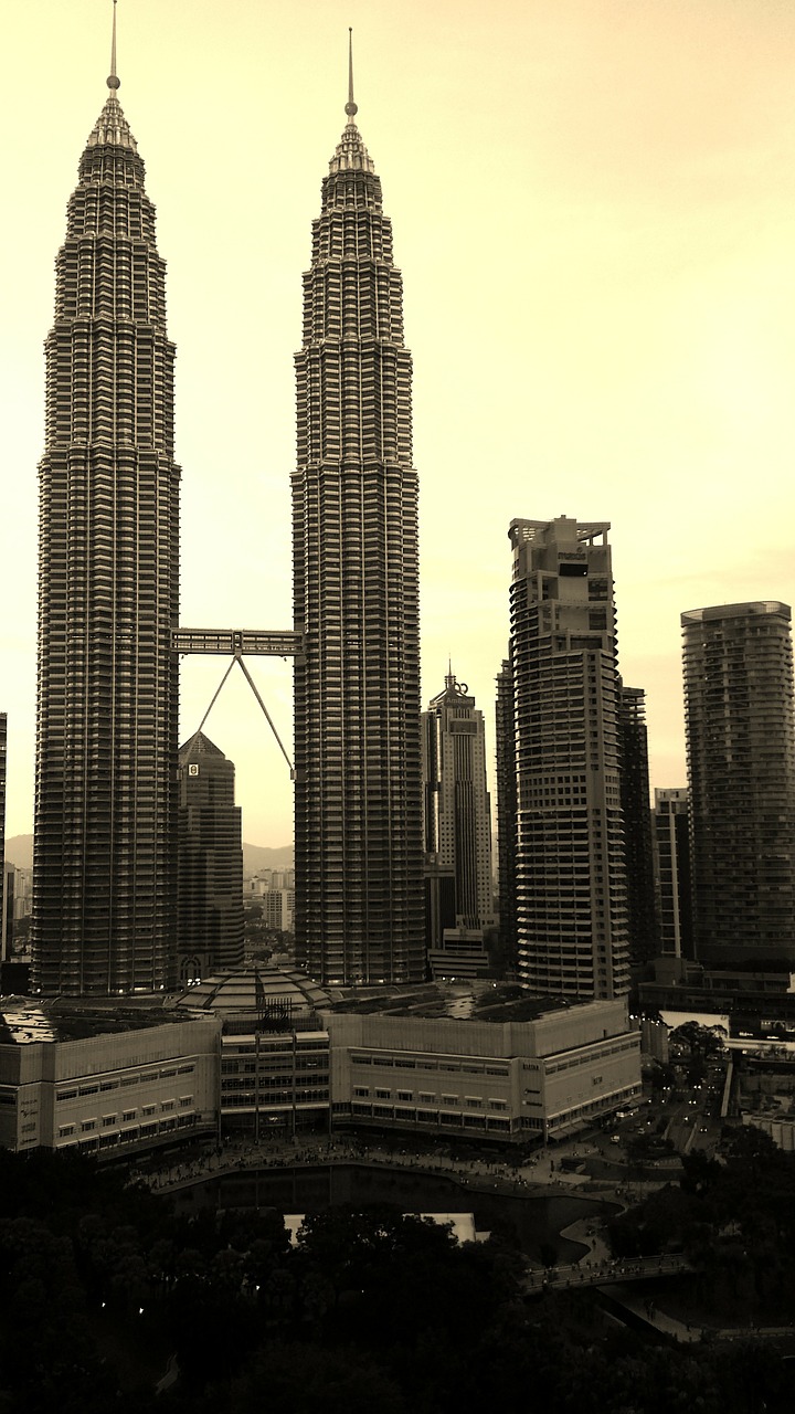 petronas twin towers petronas towers kuala lumpur free photo