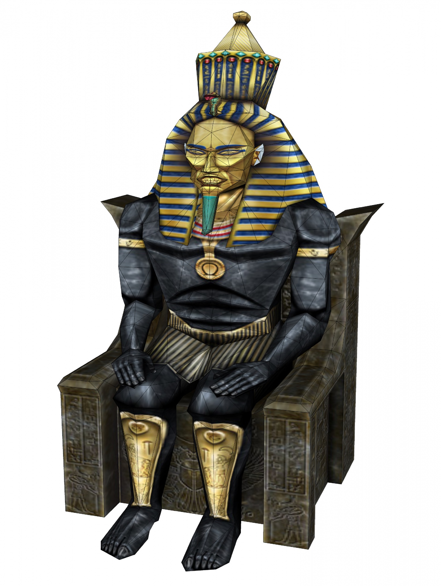 3d drawing pharaoh free photo