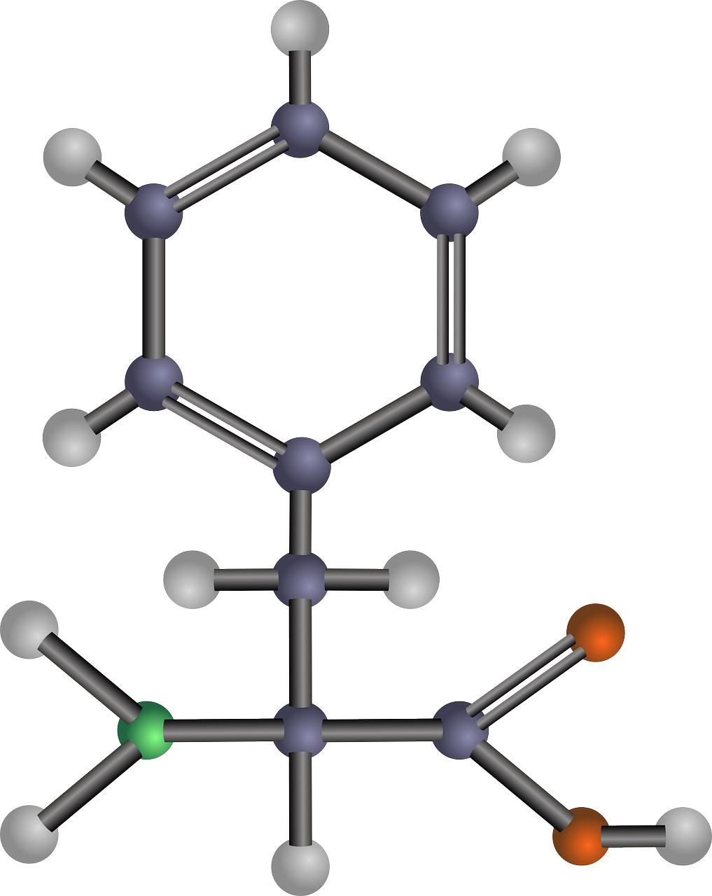 phenylalanine chemistry chemical structure free photo