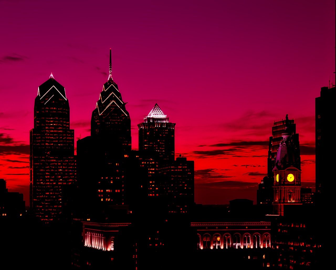 philadelphia pennsylvania city free photo