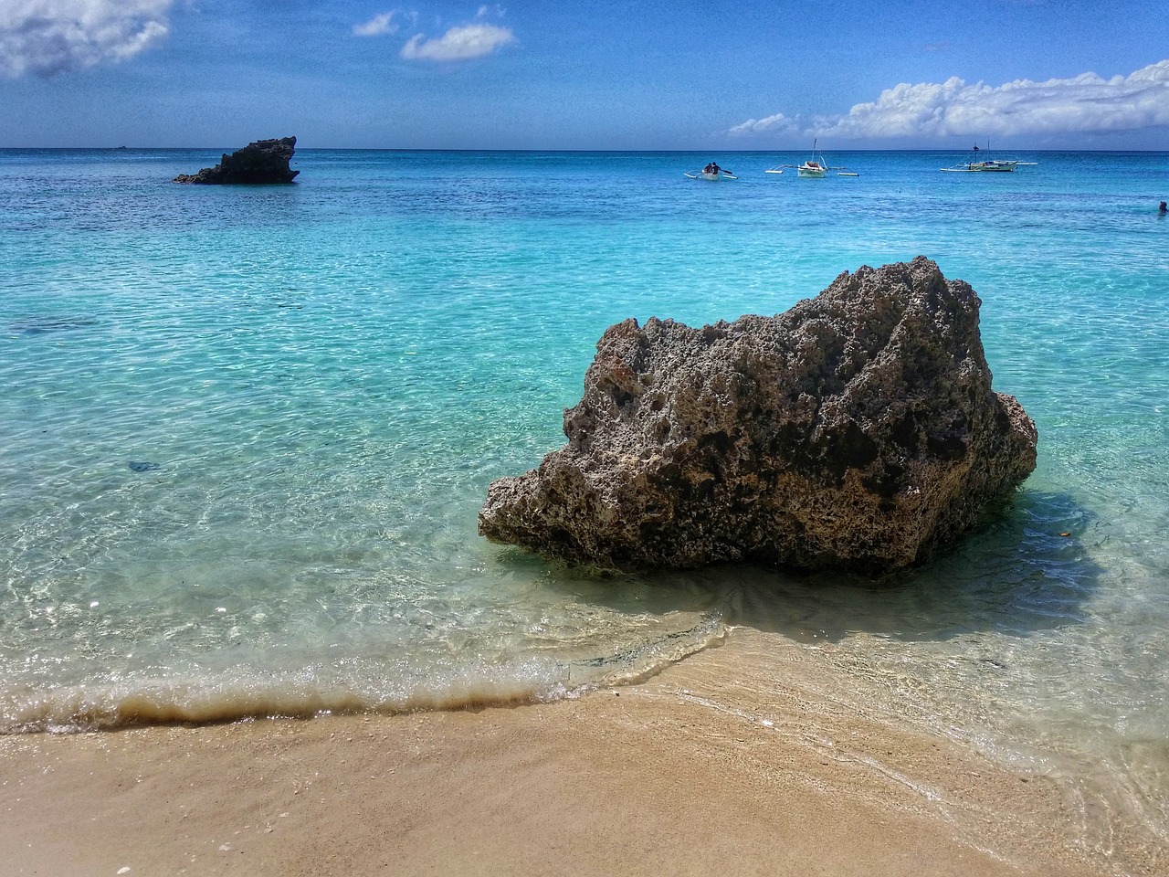 philippines boracay diniwid beach free photo