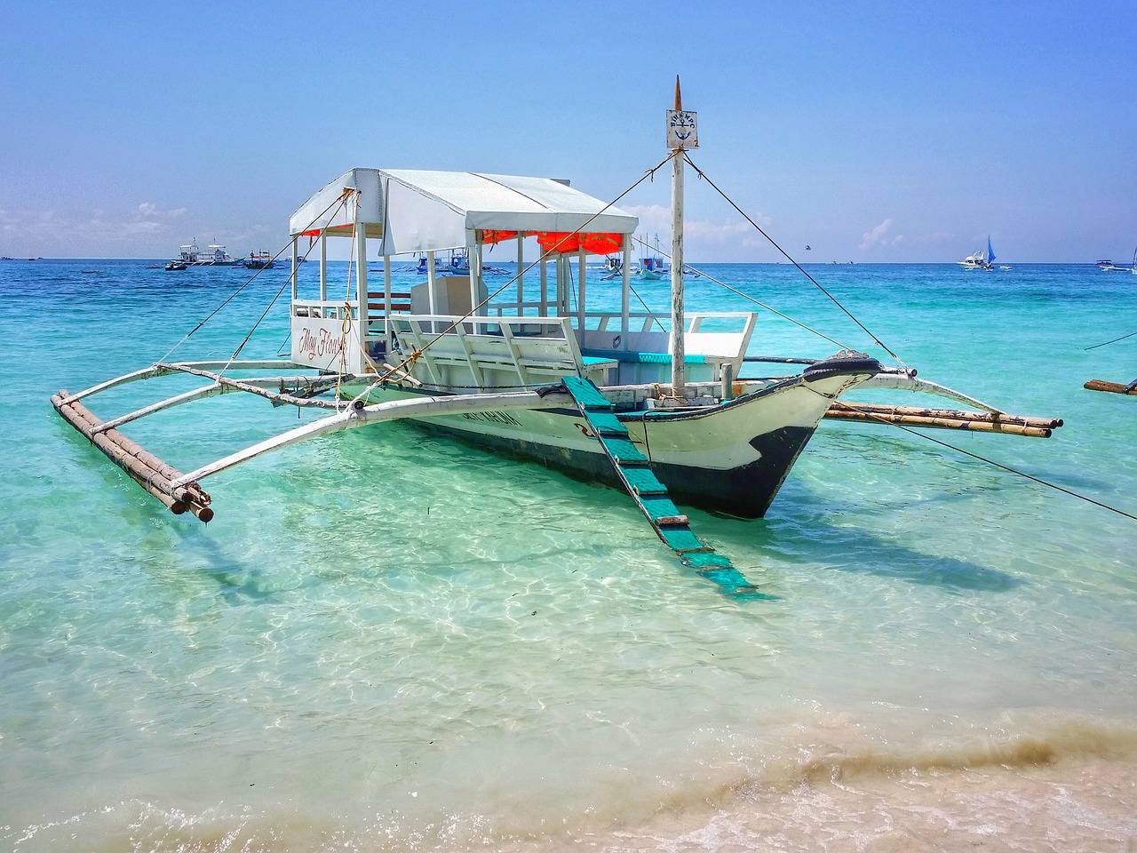 philippines boracay white beach free photo