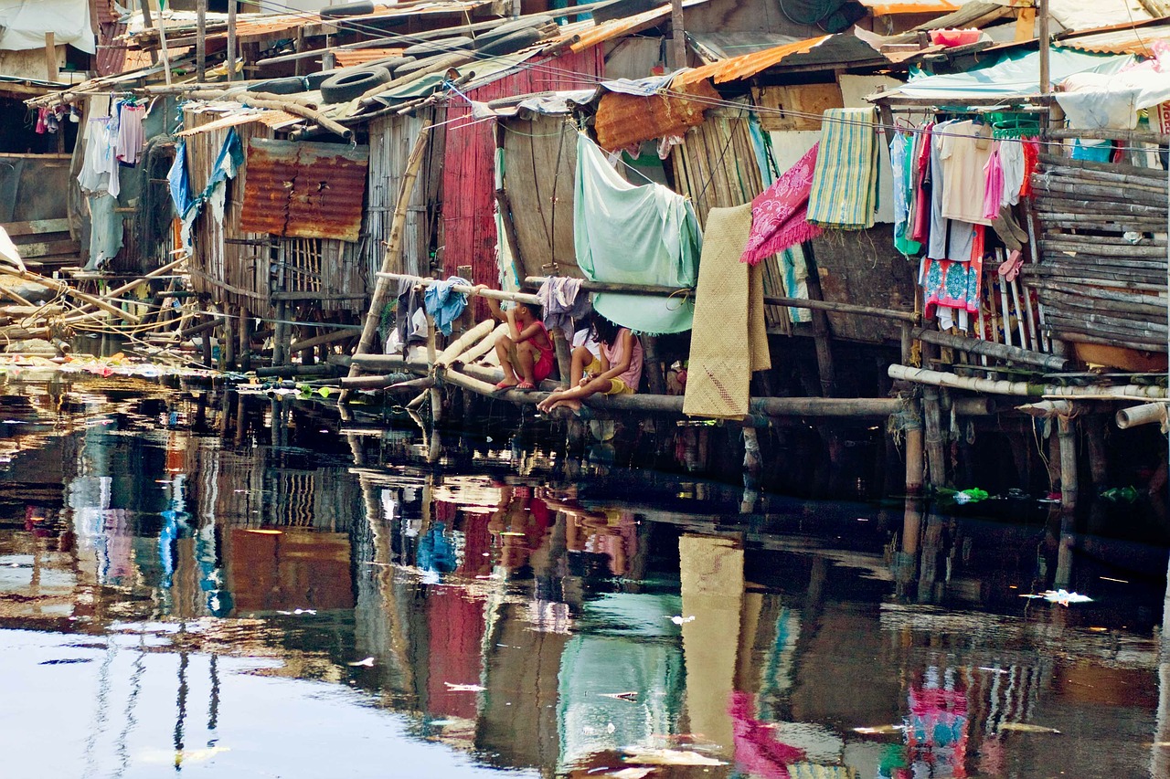philippines slums manila free photo