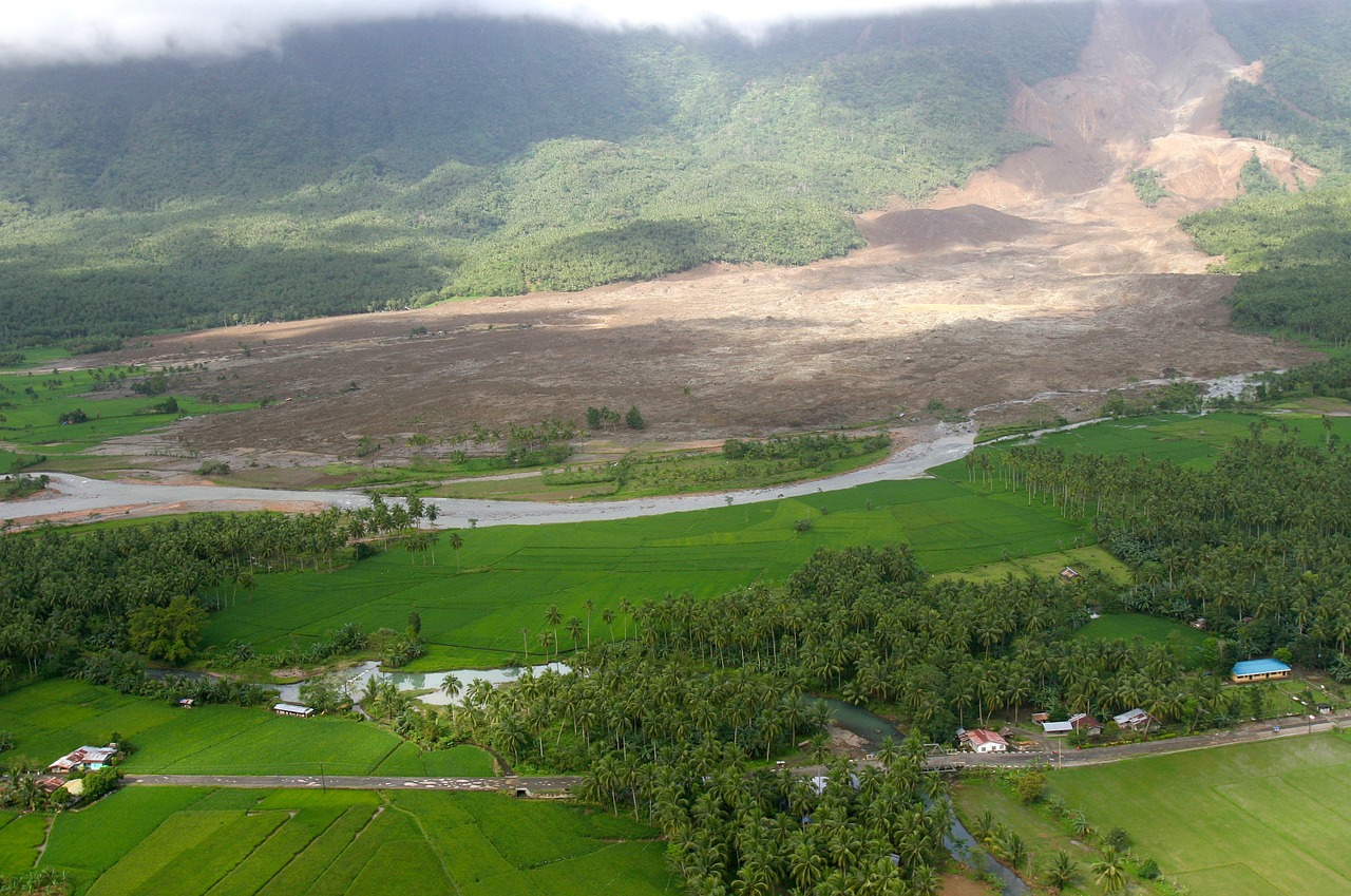 philippines landscape landslide free photo