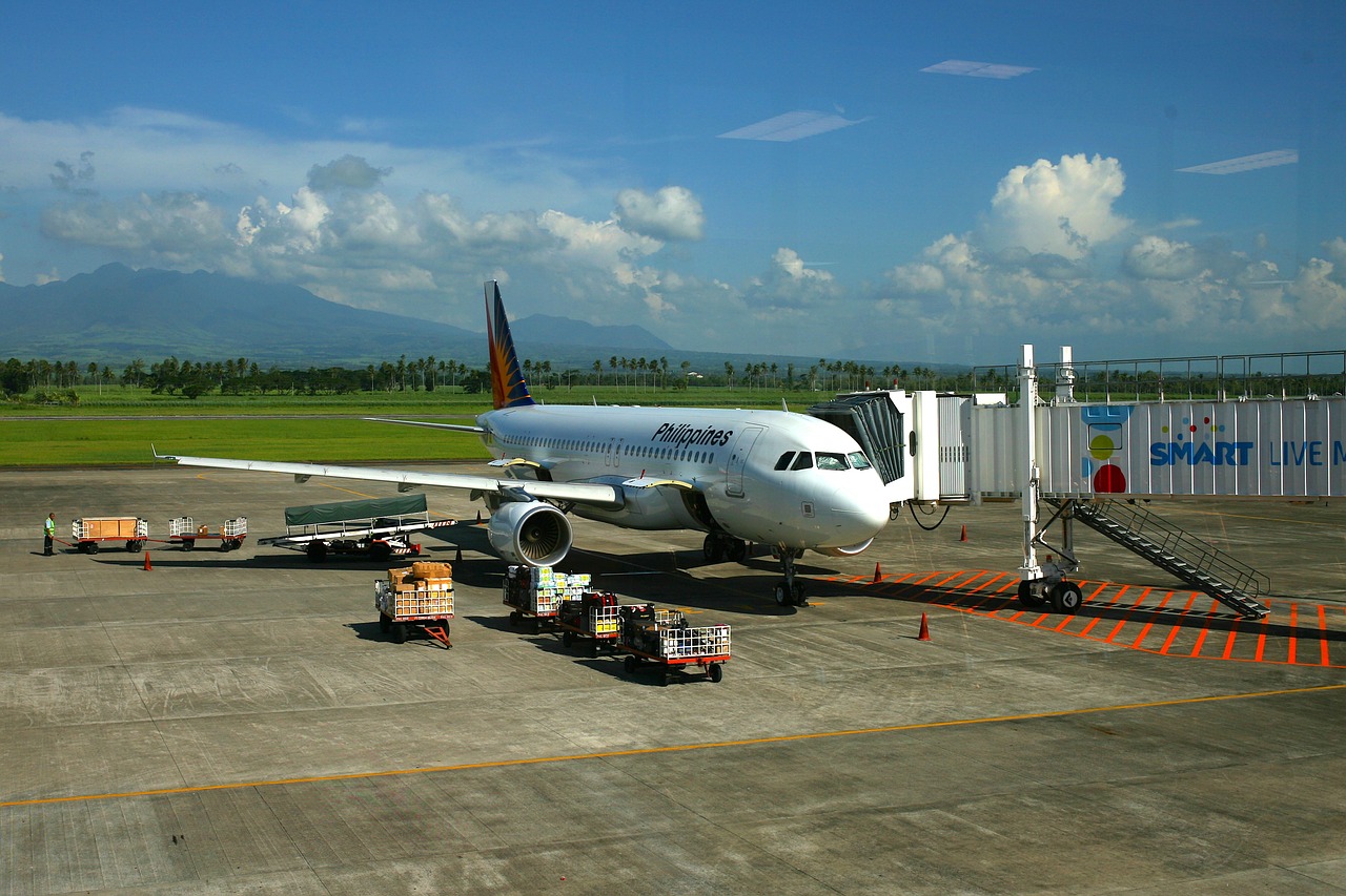 philippines airport plane free photo
