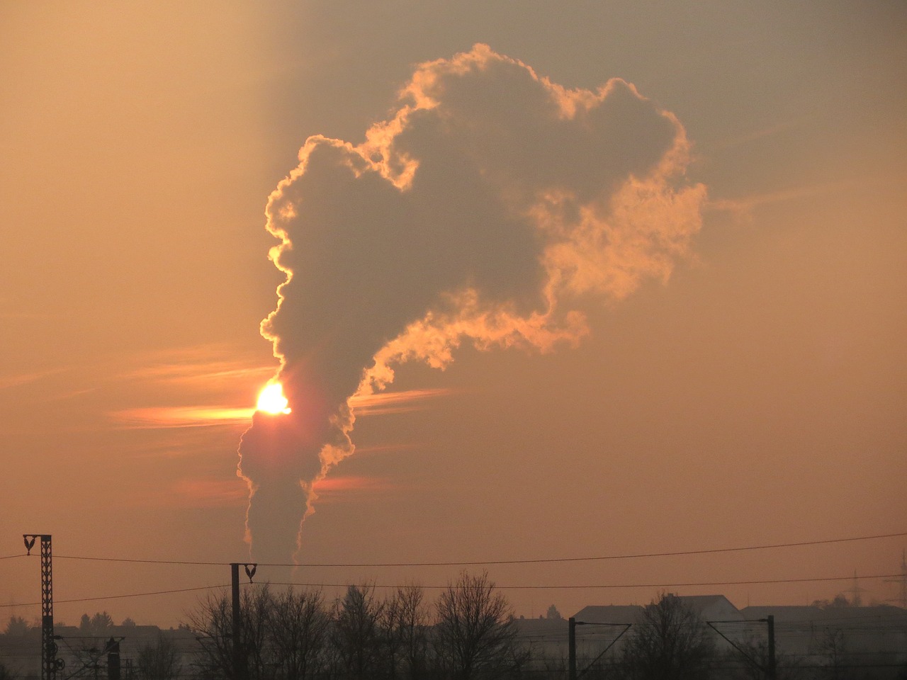 philippsburg nuclear power plant steam free photo