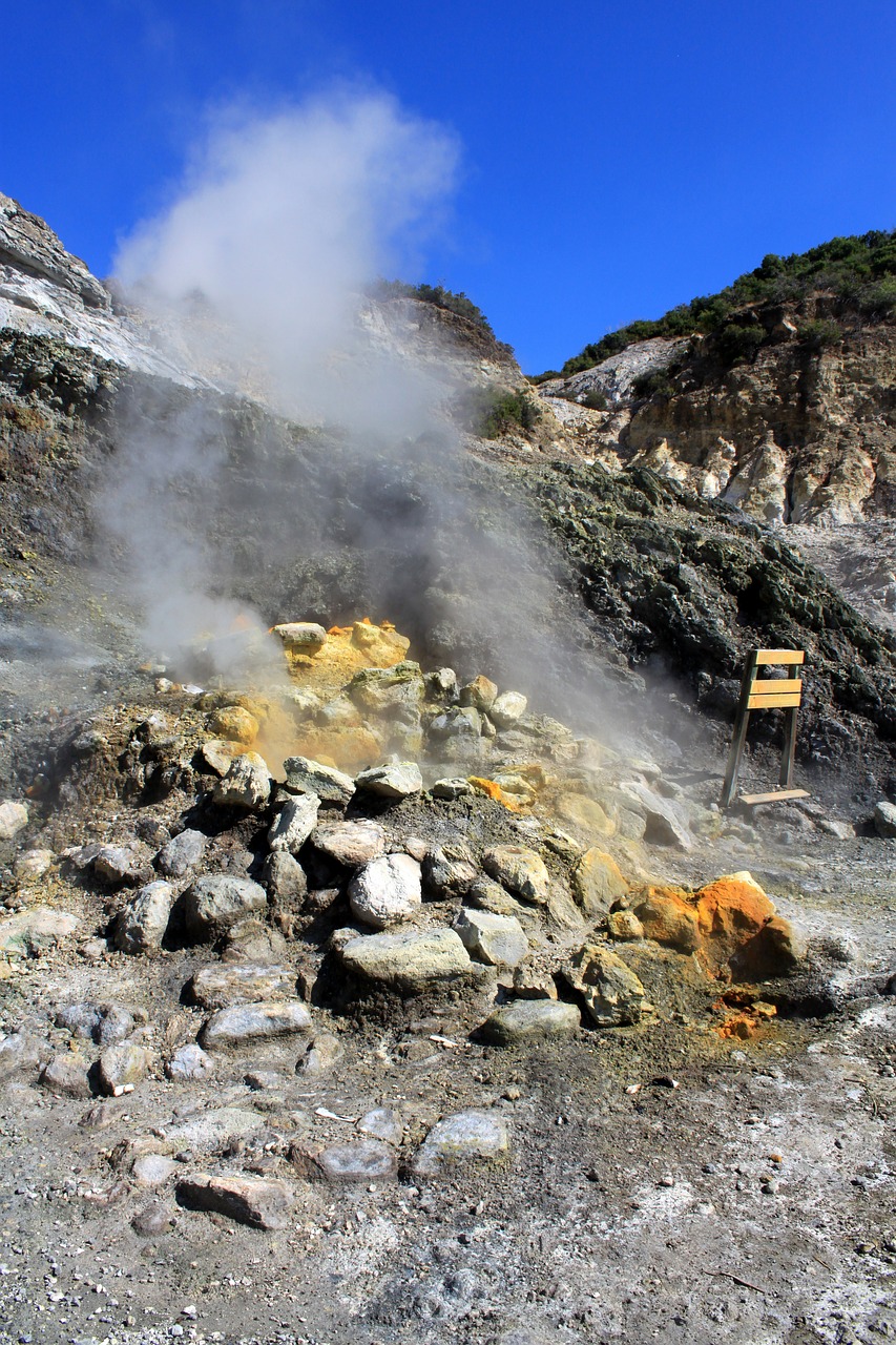 phlegraean fields volcano naples free photo