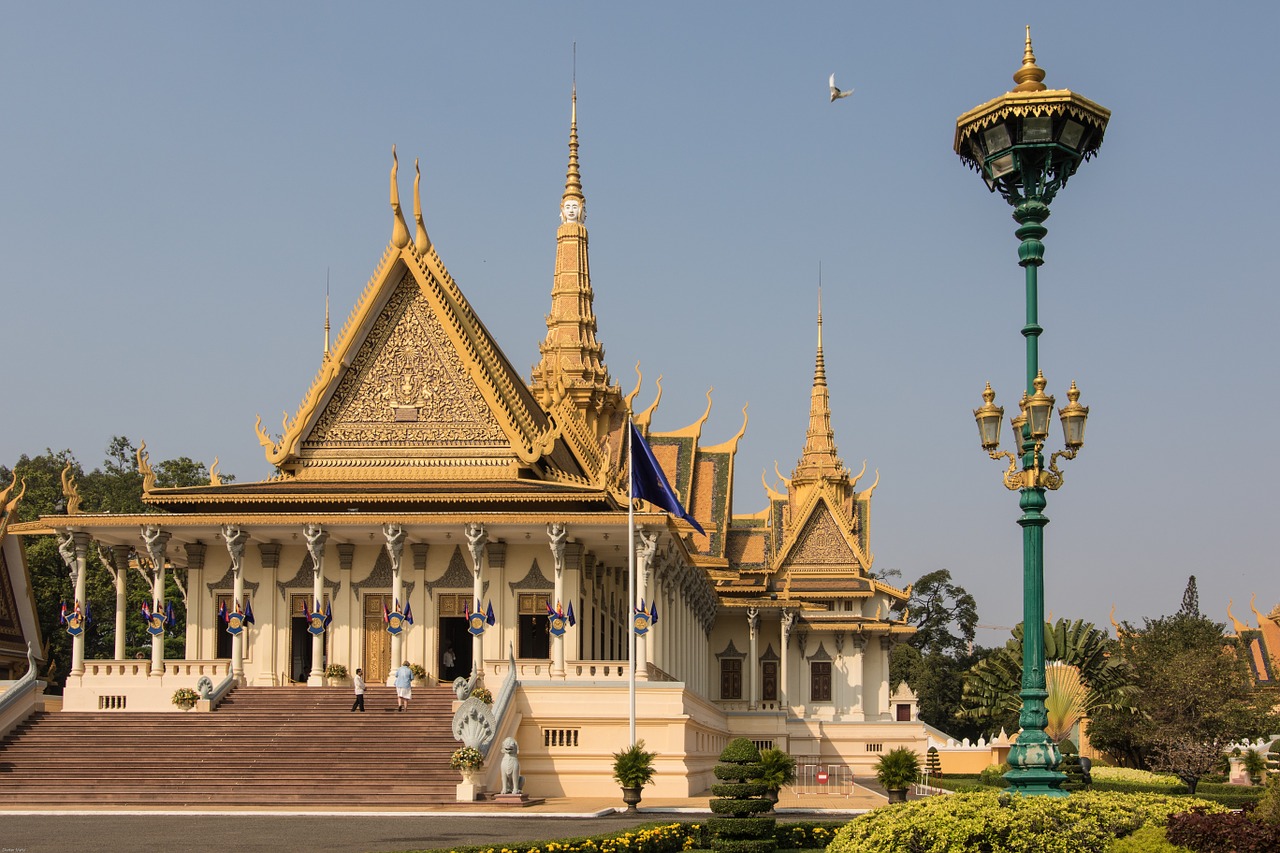 phnom penh royal palace cambodia free photo