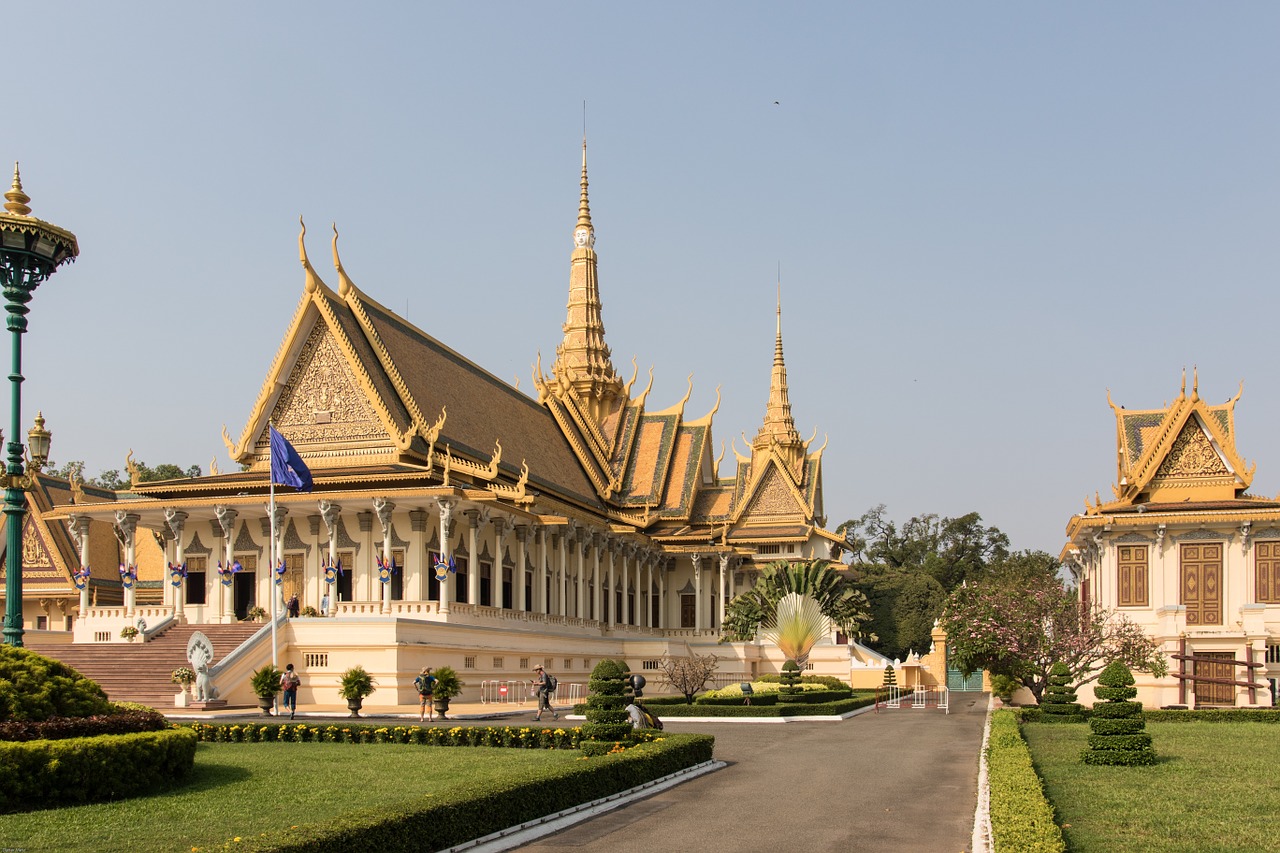 phnom penh royal palace cambodia free photo