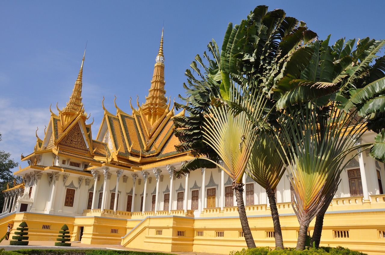 phnom penh temple cambodia free photo