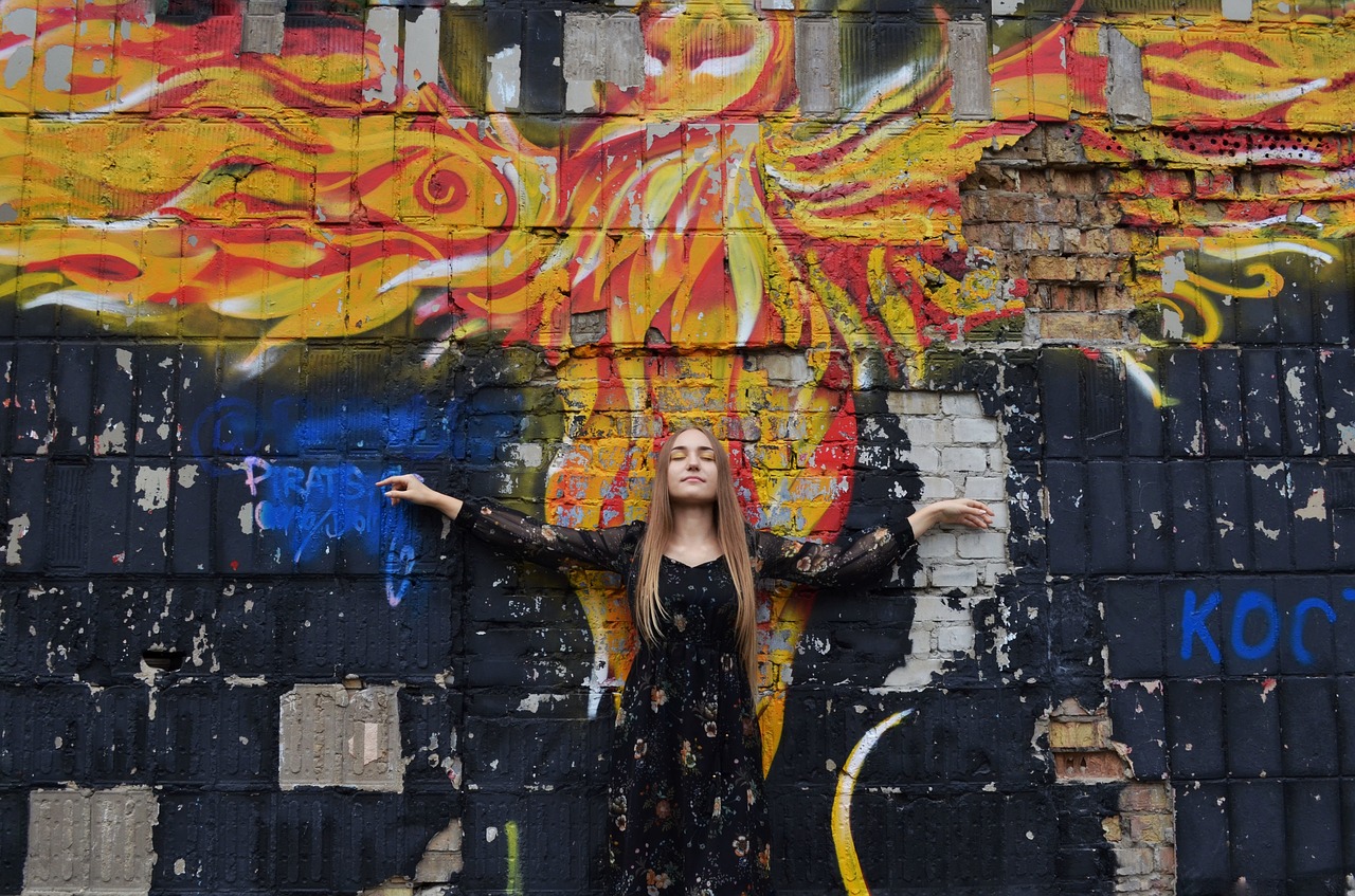 phoenix  graffiti  wings free photo