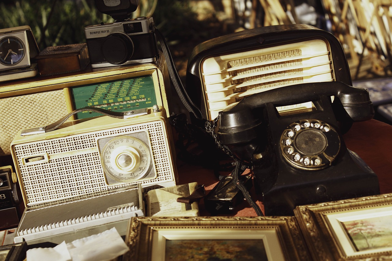 phone  radio  antique free photo